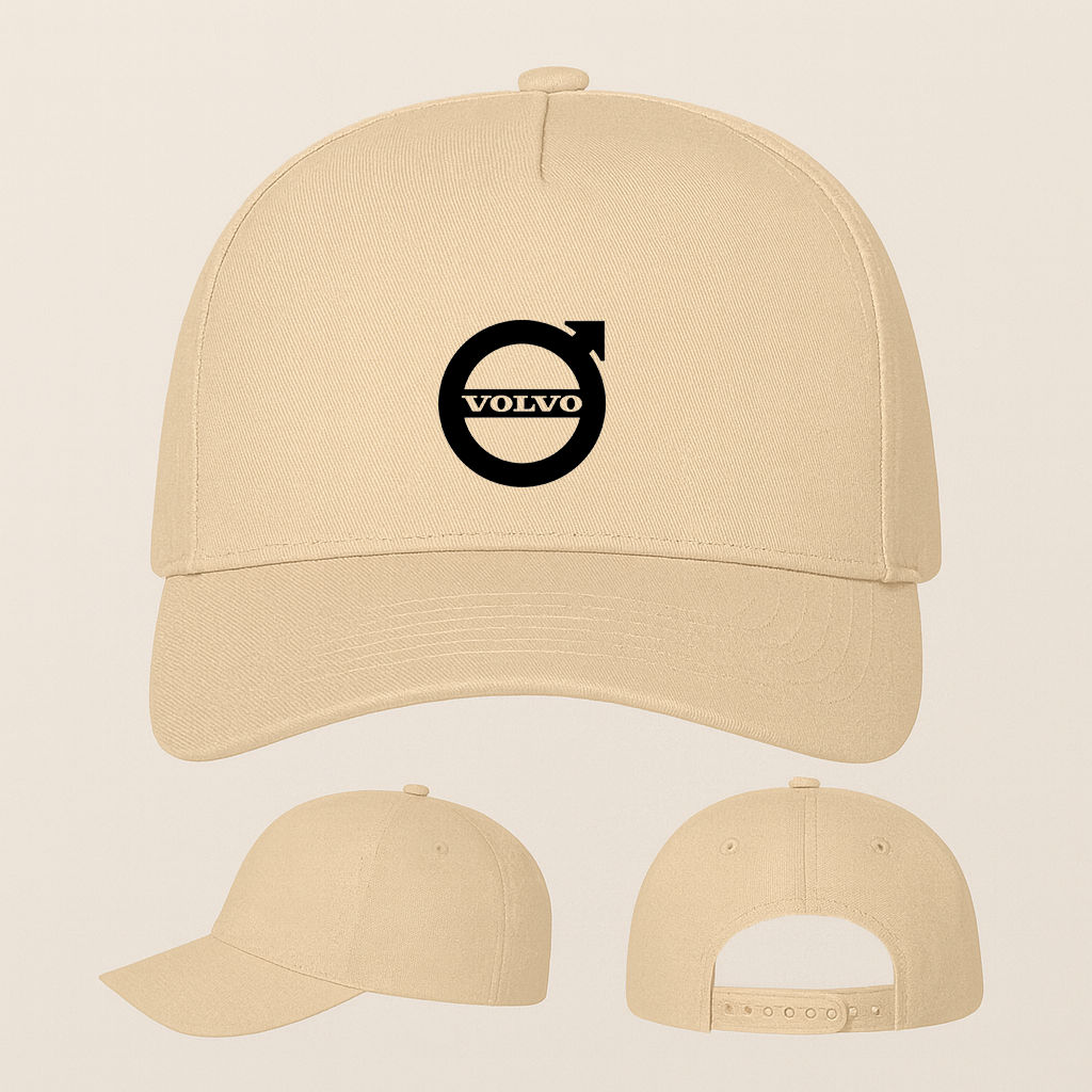 Volvo Car Five Panel Twill Snapback Cap